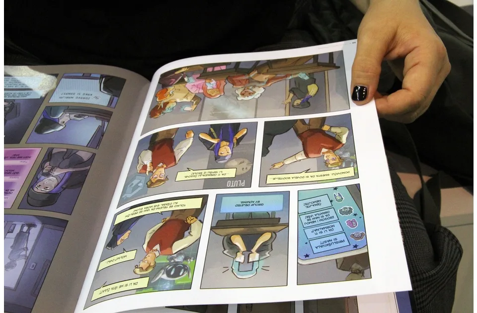 Održana promocija autorskog stripa “Dosta je sa ćutanjem” na Međunarodnom beogradskom sajmu knjiga Održana promocija autorskog stripa “Dosta je sa ćutanjem” na Međunarodnom beogradskom sajmu knjiga