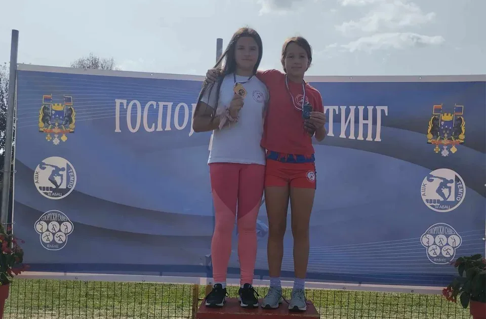 Zlatna i srebrna medalja za atletičarke pančevačkog Tamiša na turniru u Šapcu