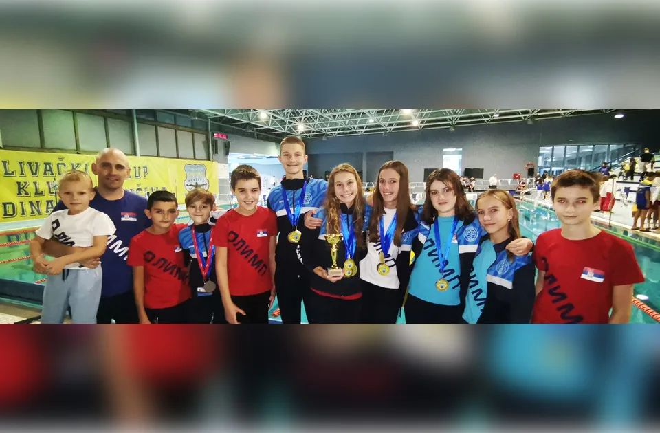 Pančevcima iz Plivačkog kluba Olimp 16 medalja na plivačkom mitingu ,,Kup Pančeva 2023‘‘