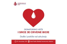 PANČEVO: I srce je crvene boje – donatorsko veče za pomoć obolelilma od multiplog mijeloma