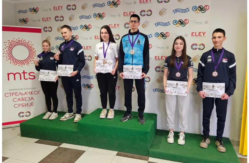 Pančevka Iva Rakonjac osvojila zlatnu medalju u miksu parova puškom