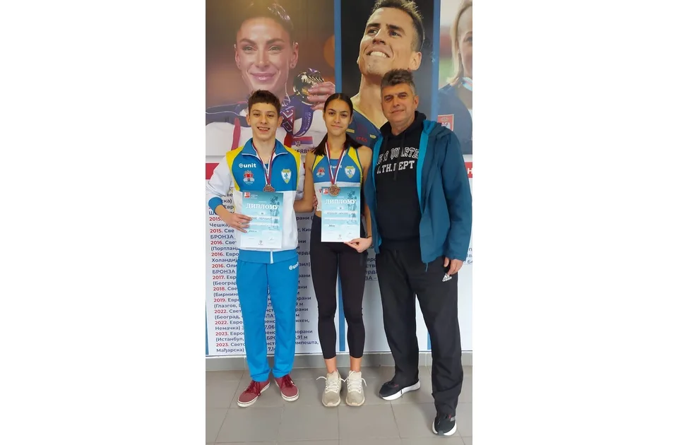 Dve medalje za atletičare pančevačkog Dinama na takmičenju u Beogradu