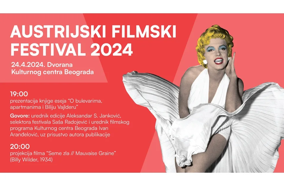 Legendarni reditelj Bili Vajdler u fokusu pratećeg programa Austrijskog filmskog festivala 2024