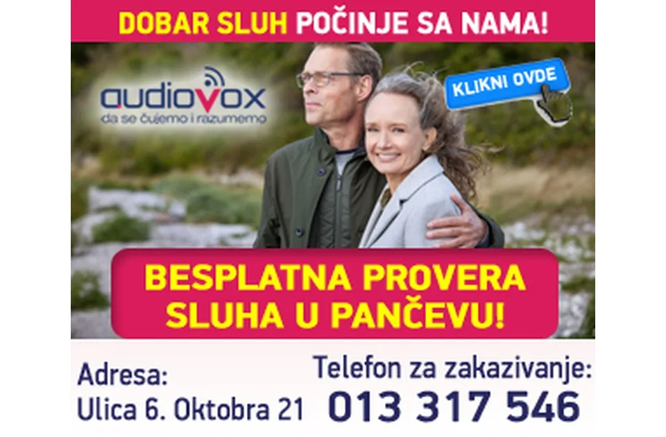 Akcija besplatne provere sluha u Pančevu