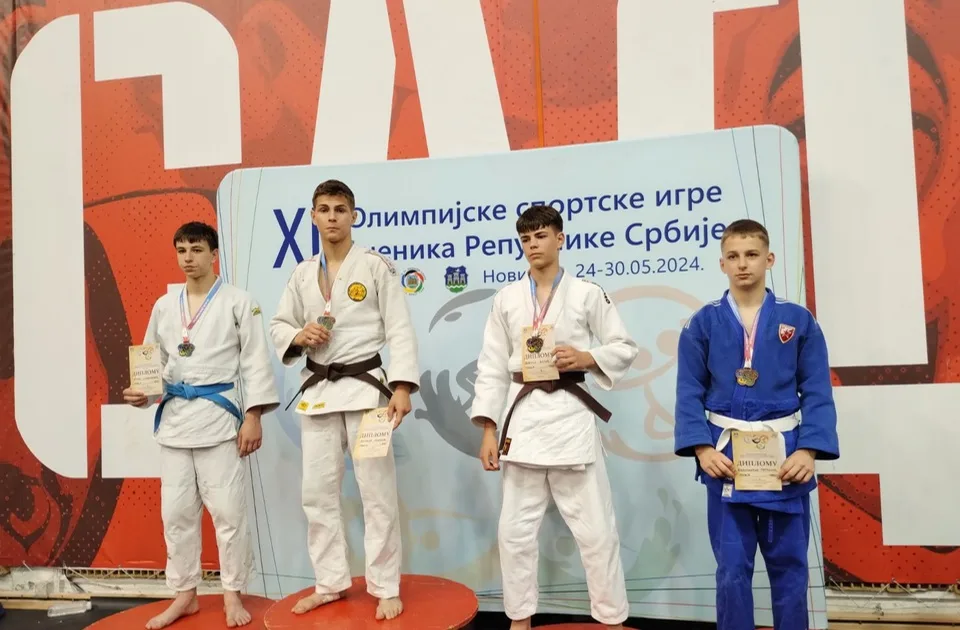 Nikola Radanov iz pančevačke škole „Sveti Sava“ osvojio zlato u džudou na Olimpijskim sportskim igrama učenika