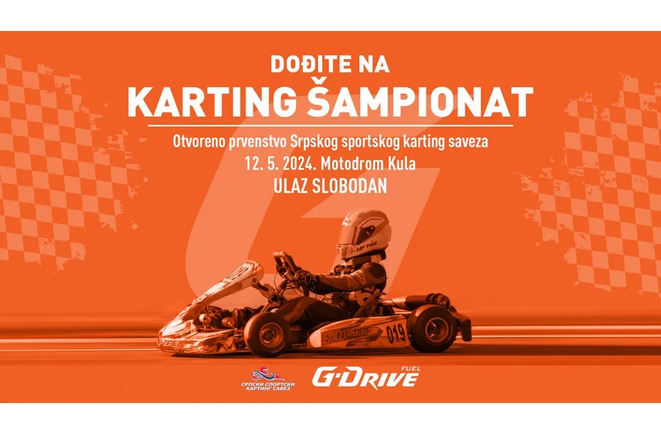 Druga trka Otvorenog prvenstva Srpskog sportskog karting saveza u nedelju