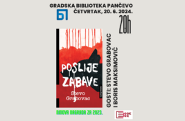 Dobitnik NIN-ove nagrade Stevo Grabovac gost Gradske biblioteke Pančevo