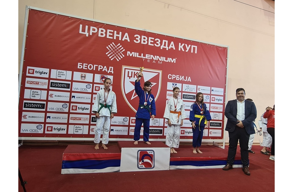 Takmičarima pančevačkog Dinama dve bronzane medalje na međunarodnom džudo kupu Crvena Zvezda