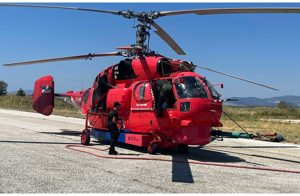 MUP Srbije uputio u Grčku helikopter kao pomoć u gašenju požara