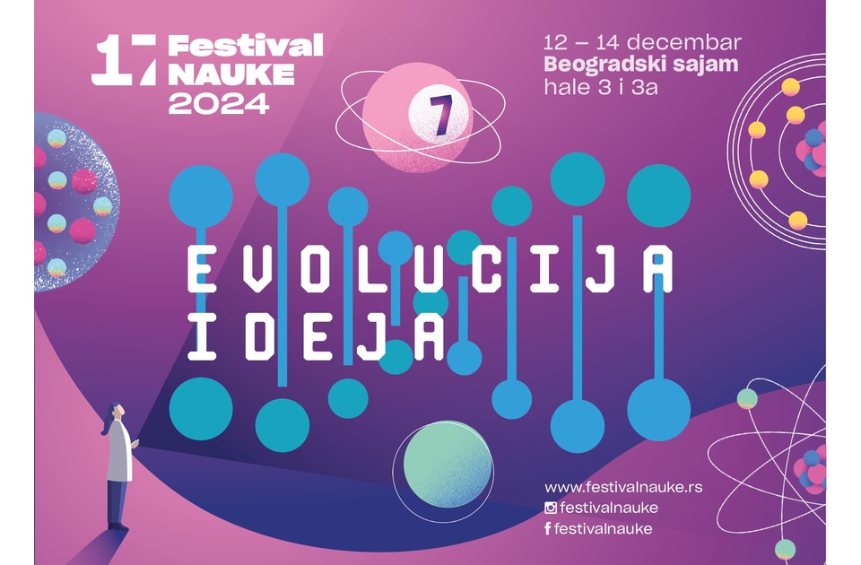 Evolucija ideja na 17. Festivalu nauke od 12. do 14. decembra