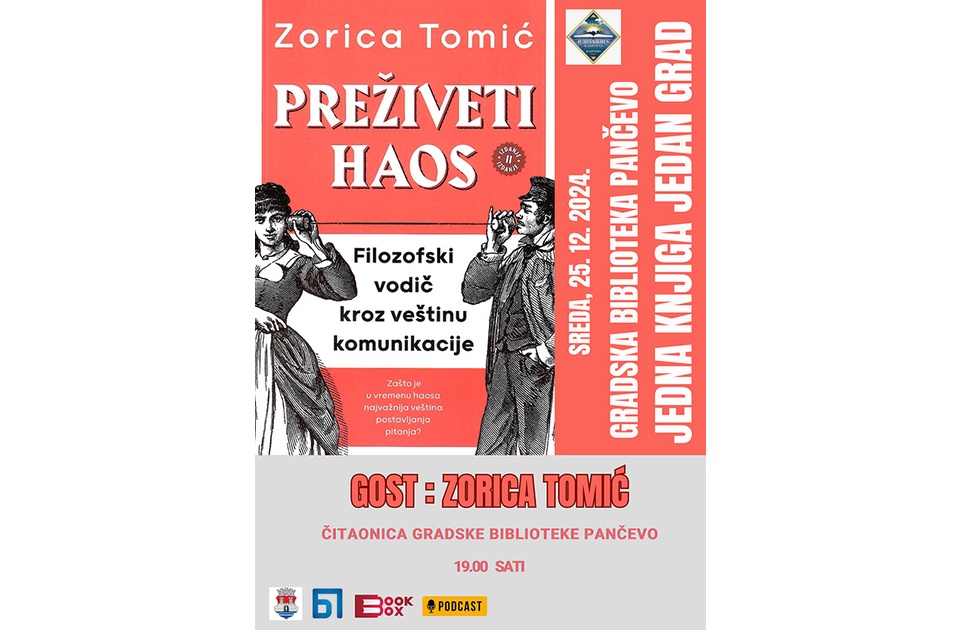 PANČEVO: Jedna knjiga, jedan grad – Kako da preživimo haos modernog sveta