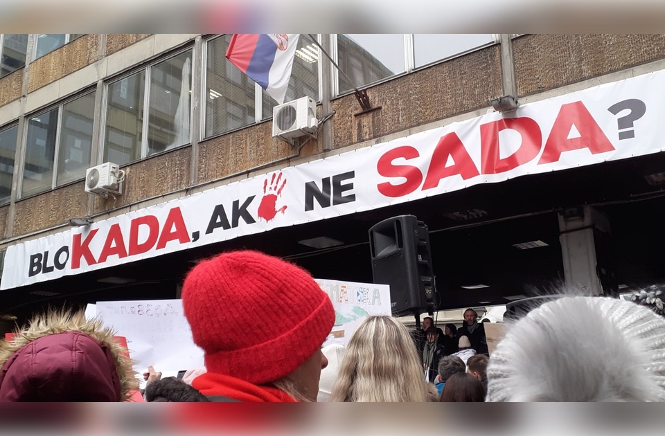 Studenti potvrdili blokiranje Autokomande, Vučić traži od policije da obezbedi skup