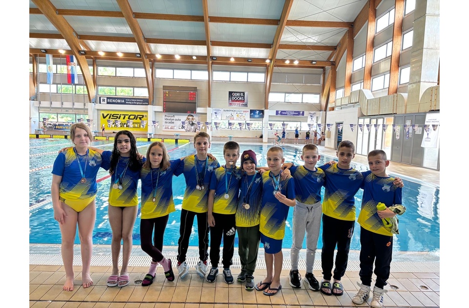 Plivači pančevačkog Dinama osvojili 17 medalja na Prolećnom kupu u Subotici