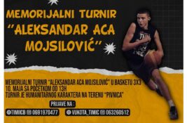 Pančevo: Memorijalni turnir „Aleksandar Aca Mojsilović“ u subotu