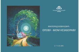 Izložba Milorada Kovačevića „Opovu – mom nezaboravu“