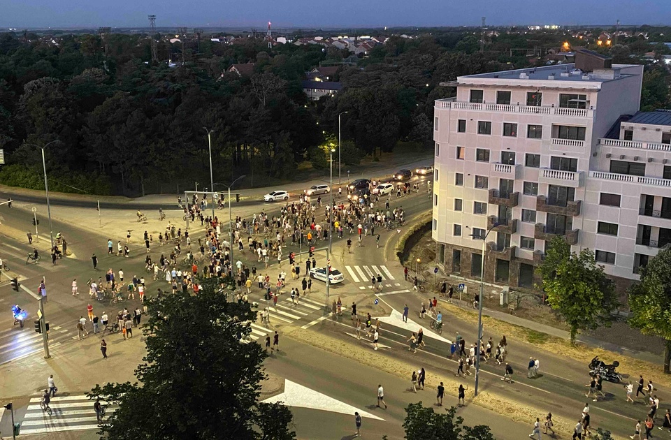 Protestna šetnja u Pančevu