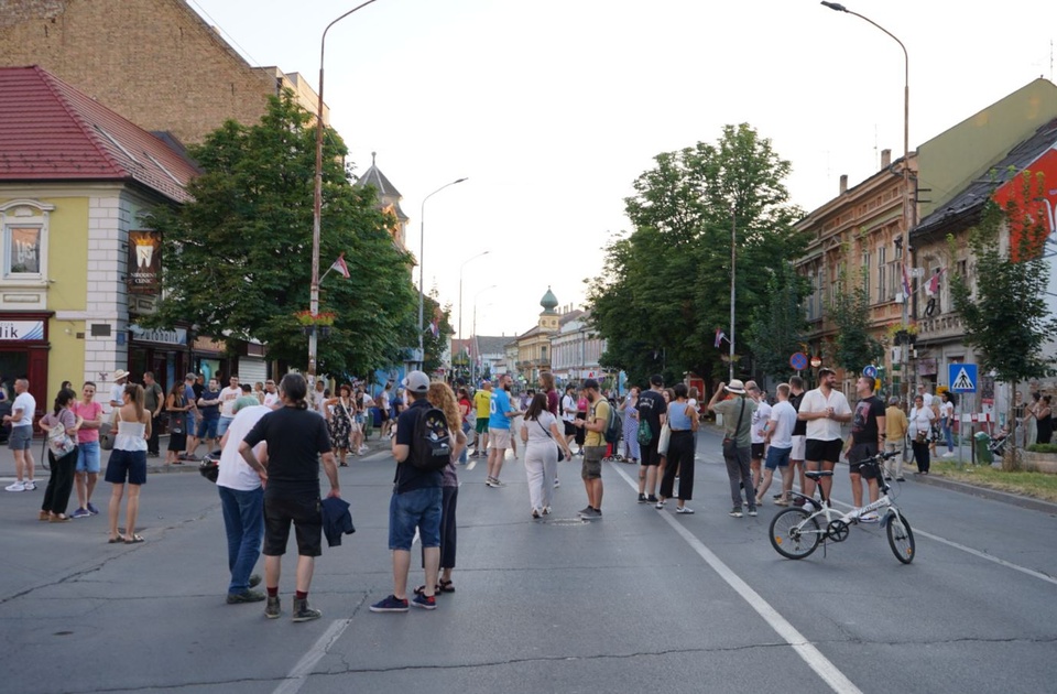 Pančevo: Blokada u centru grada
