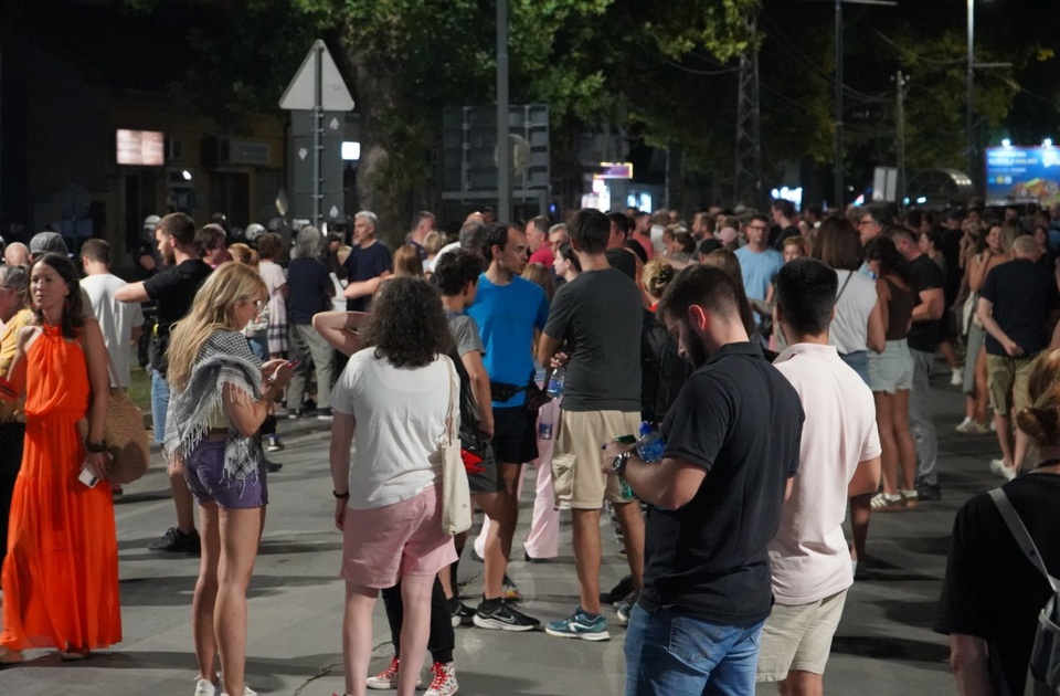 Protest ispred PU Pančevo