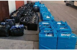 FOTO: Policija oduzela duvan, alkohol, naftu, meso, robu poznatih brendova – jedna osoba uhapšena, protiv 104 podnete prijave