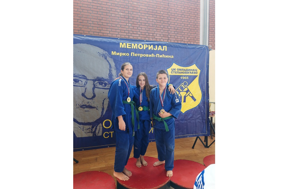 Pet medalja za džudiste Dinama na turnirima u Stepanovićevu i Nišu