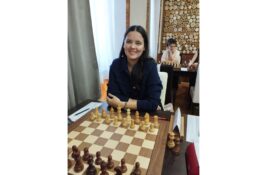 Ksenija Tomin iz pančevačkog ŠK „Aljehin“ na takmičenju najboljih šahista Evrope