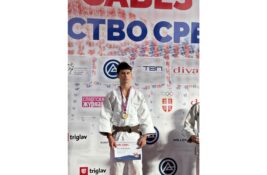 Mladi džudista iz Kačareva osvojio zlatnu medalju na Prvenstvu Srbije