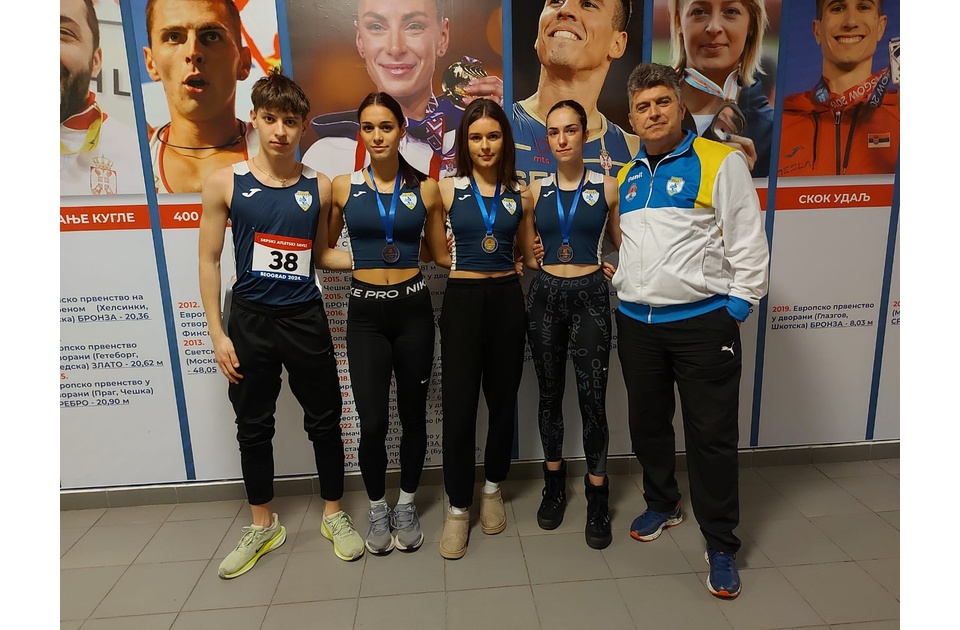 Atletičari pančevačkog Dinama osvojili šest medalja na dva takmičenja