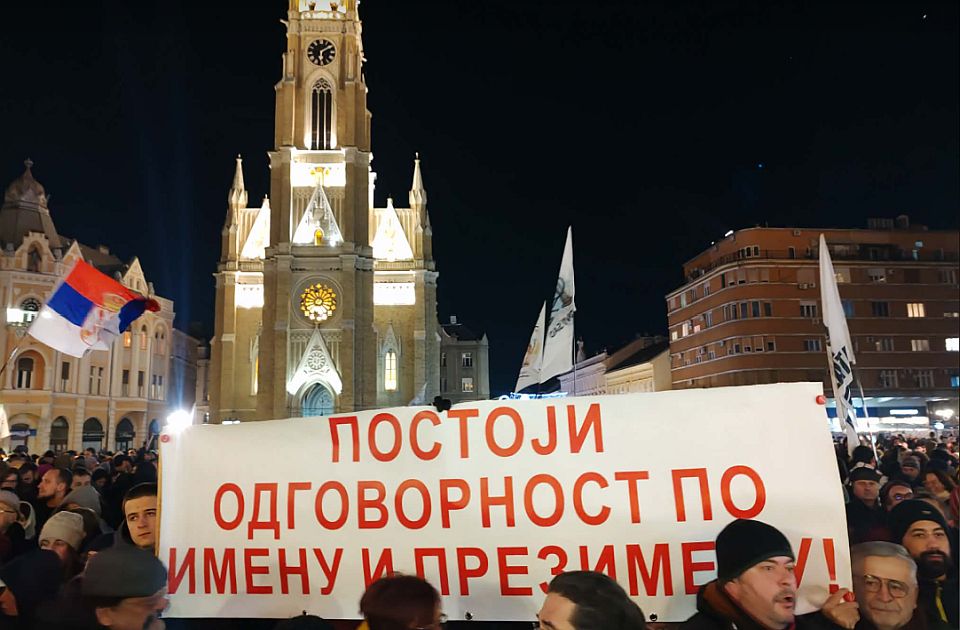 Održan studentski protest u Novom Sadu, lustracija i imovina funkcionera ključne poruke