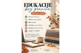 EDUKACIJE BEZ GRANICA – JESEN 2026: Nova prilika za stručno usavršavanje uz 36 dostupnih edukacija